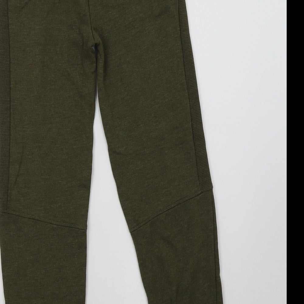 Sainsburys Boys Green   Jogger Trousers Size 10 Years