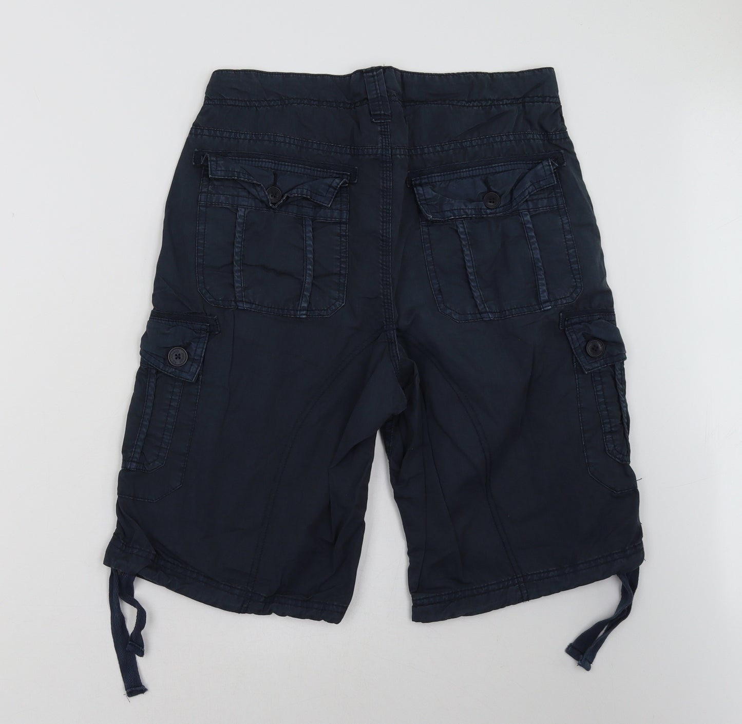 French Connection Mens Blue   Cargo Shorts Size 30