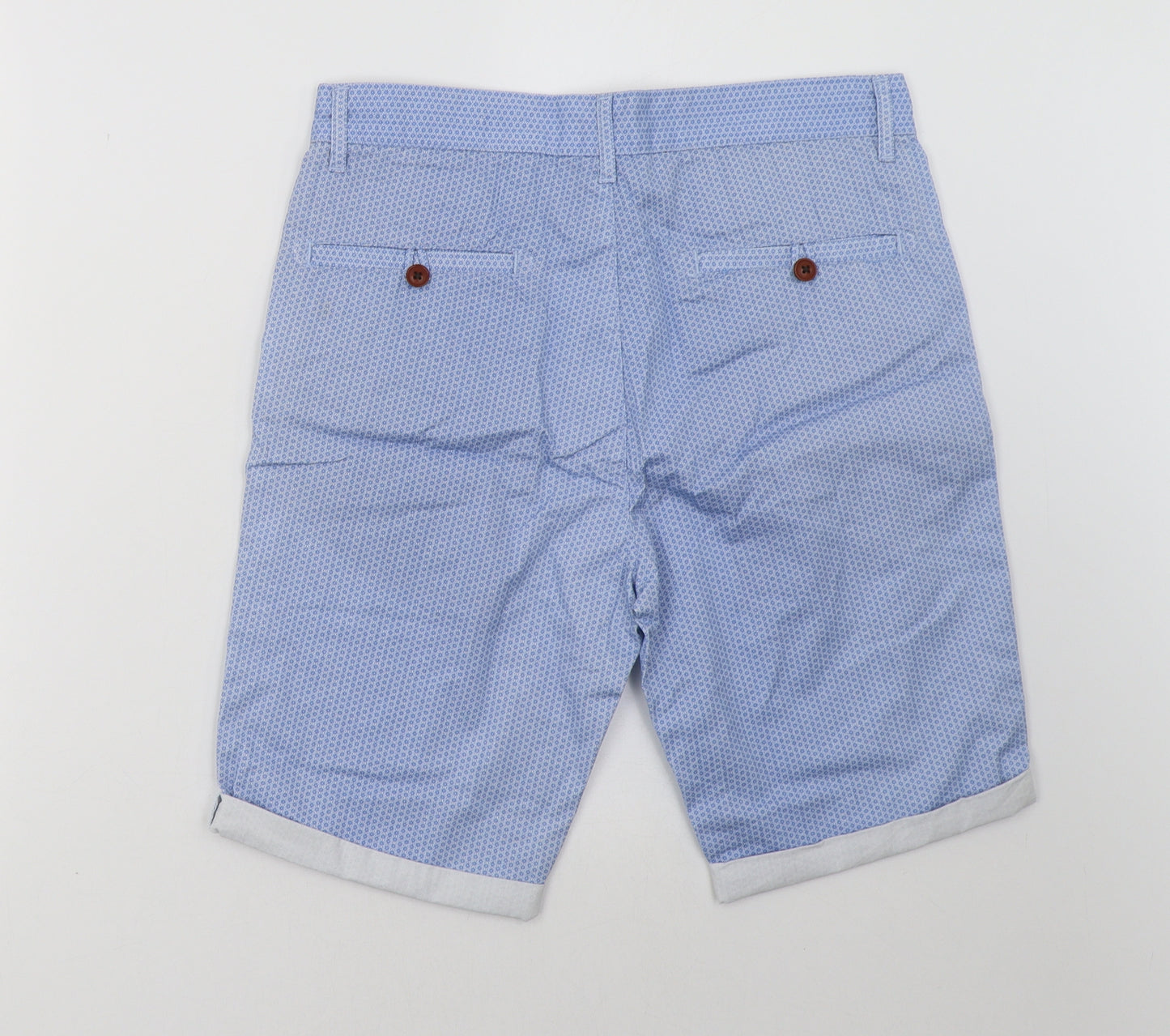 River Island Mens Blue   Chino Shorts Size 30