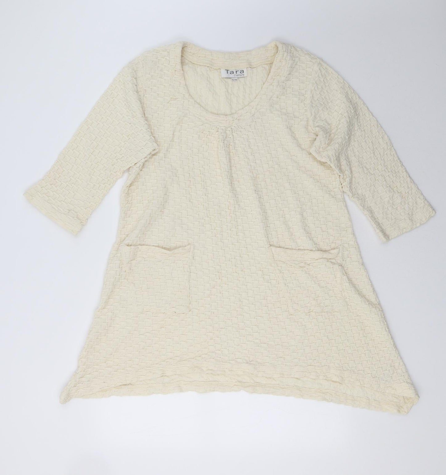 tara Womens White   A-Line  Size M
