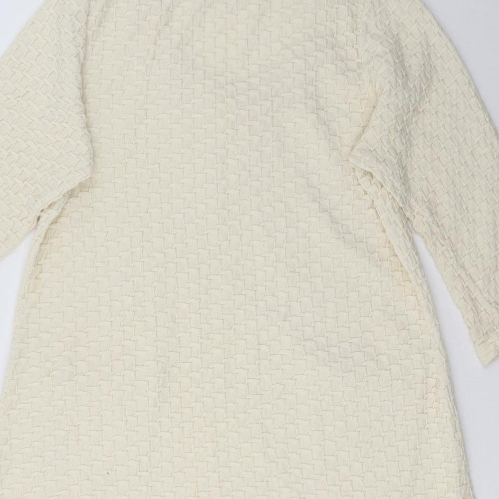 tara Womens White   A-Line  Size M