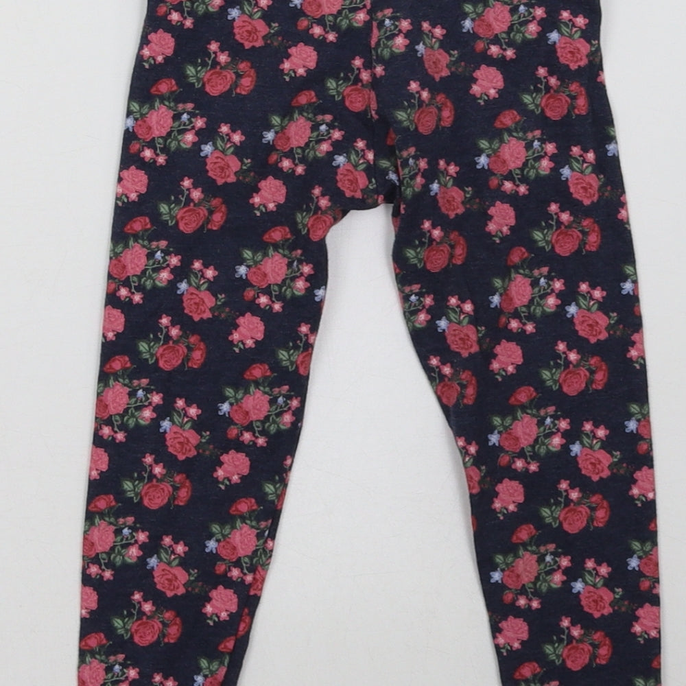 Primark Girls Blue Flecked   Trousers Size 2-3 Years