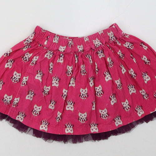 George Girls Pink Polka Dot  A-Line Skirt Size 3-4 Years