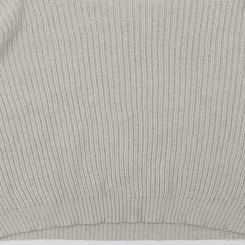wild flower Womens Beige Striped  Pullover Sweatshirt Size L