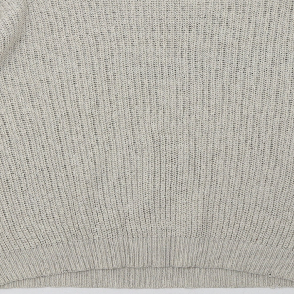 wild flower Womens Beige Striped  Pullover Sweatshirt Size L
