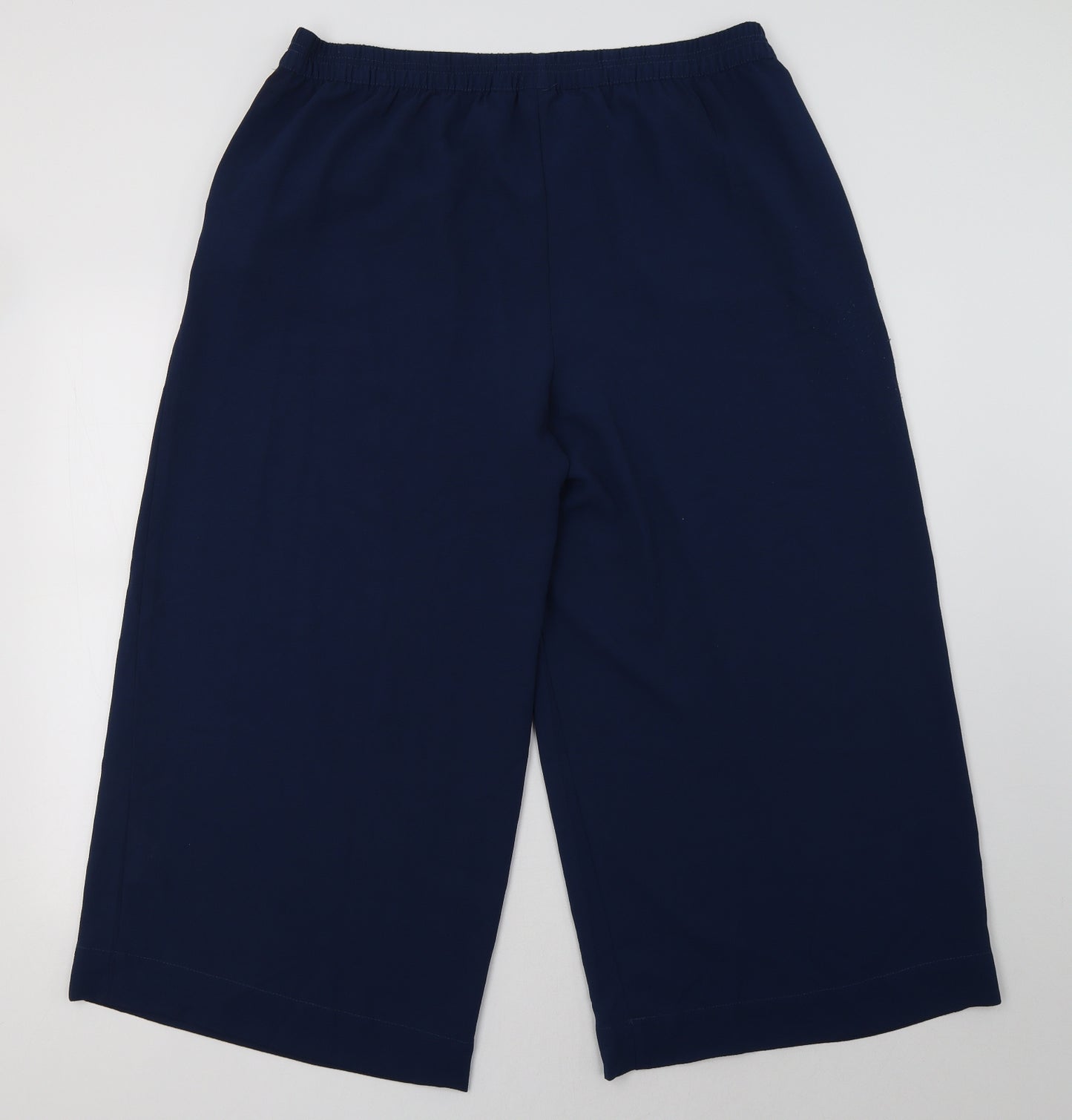ESMARA Womens Blue   Cropped Trousers Size 18 L26 in