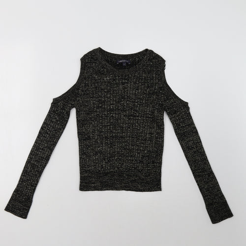 Marks and Spencer Womens Black   Pullover Sweatshirt Size 8