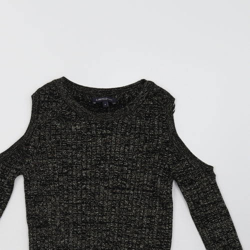 Marks and Spencer Womens Black   Pullover Sweatshirt Size 8