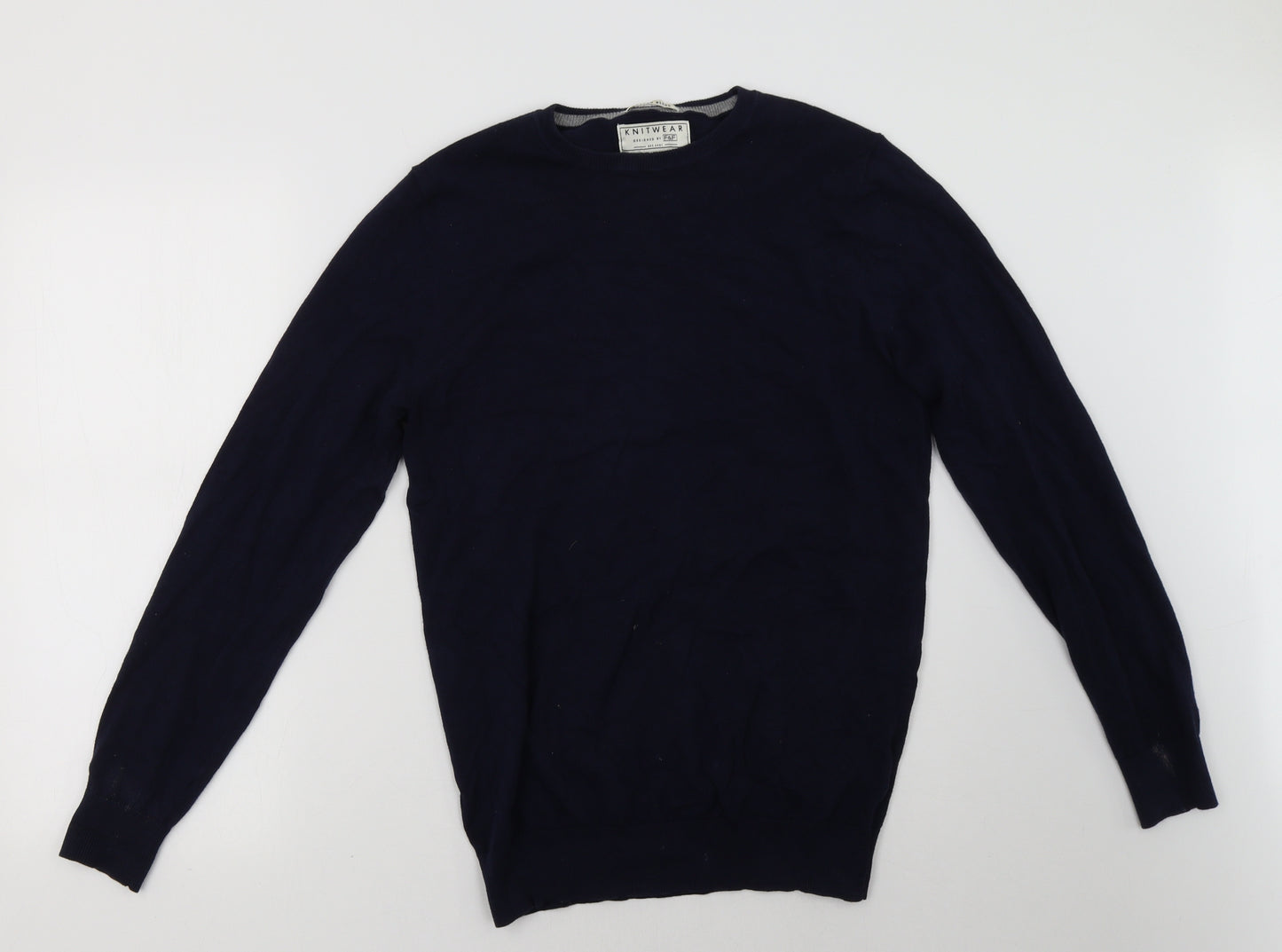 F&F Mens Blue   Pullover Sweatshirt Size S