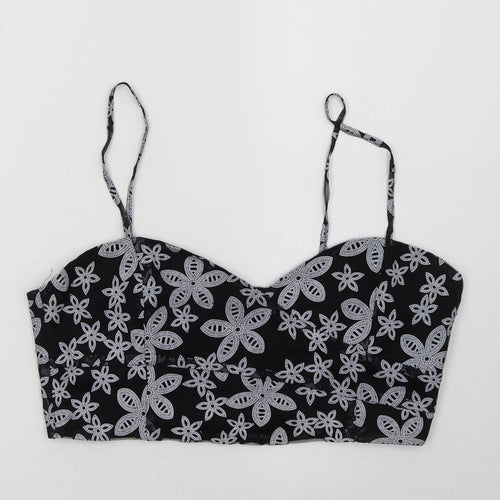 Boohoo Womens Black   Cropped Tank Size 12