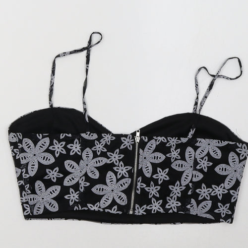 Boohoo Womens Black   Cropped Tank Size 12