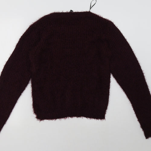 H&M Womens Purple   Pullover Sweatshirt Size M