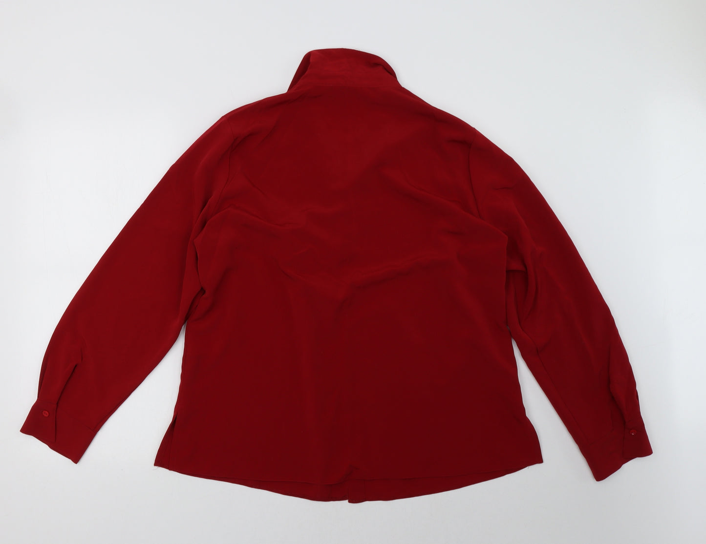 EWM Womens Red   Basic Button-Up Size 20