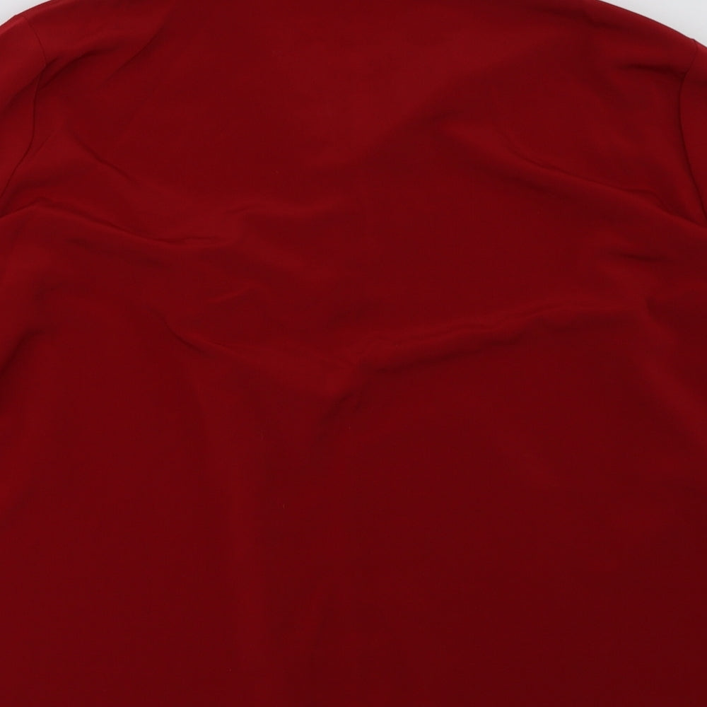 EWM Womens Red   Basic Button-Up Size 20
