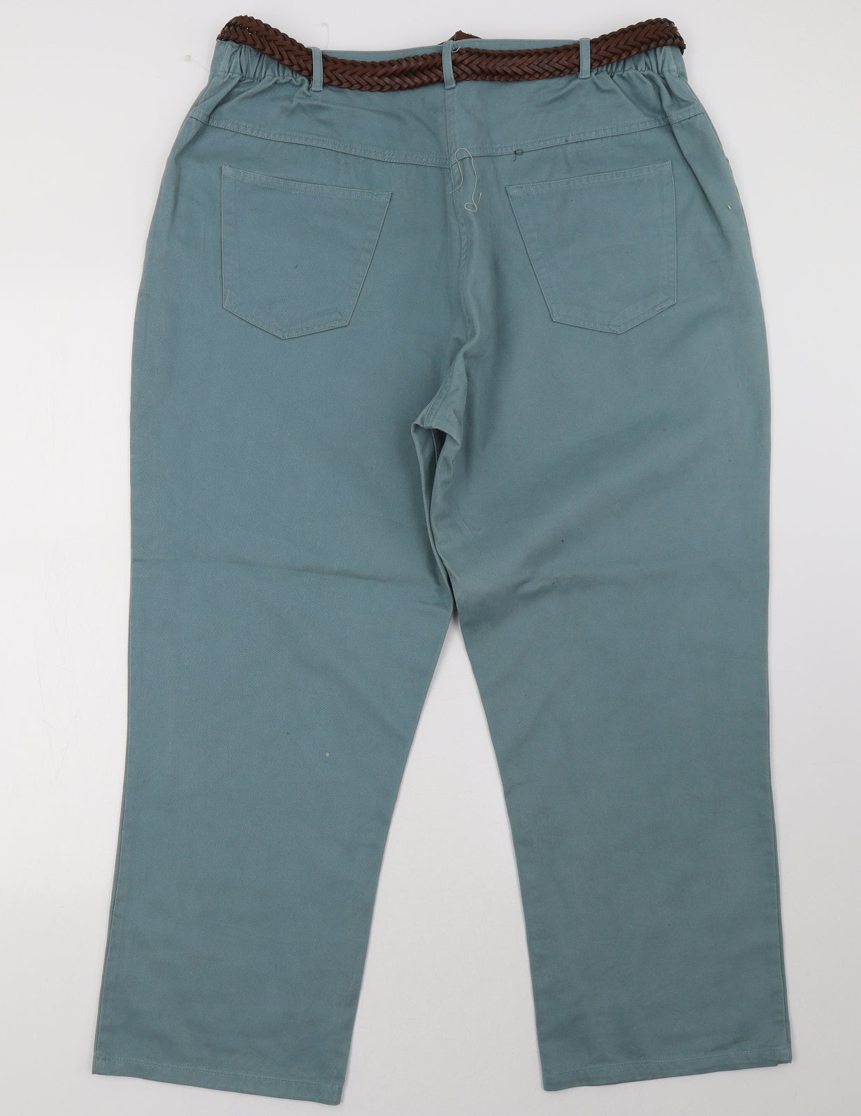 EWM Womens Green   Straight Jeans Size 22 L30 in