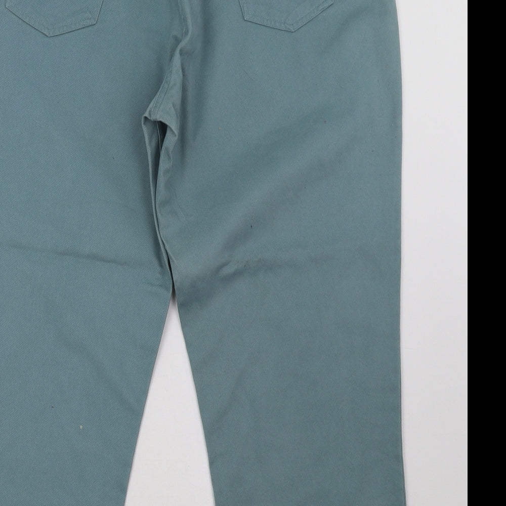 EWM Womens Green   Straight Jeans Size 22 L30 in