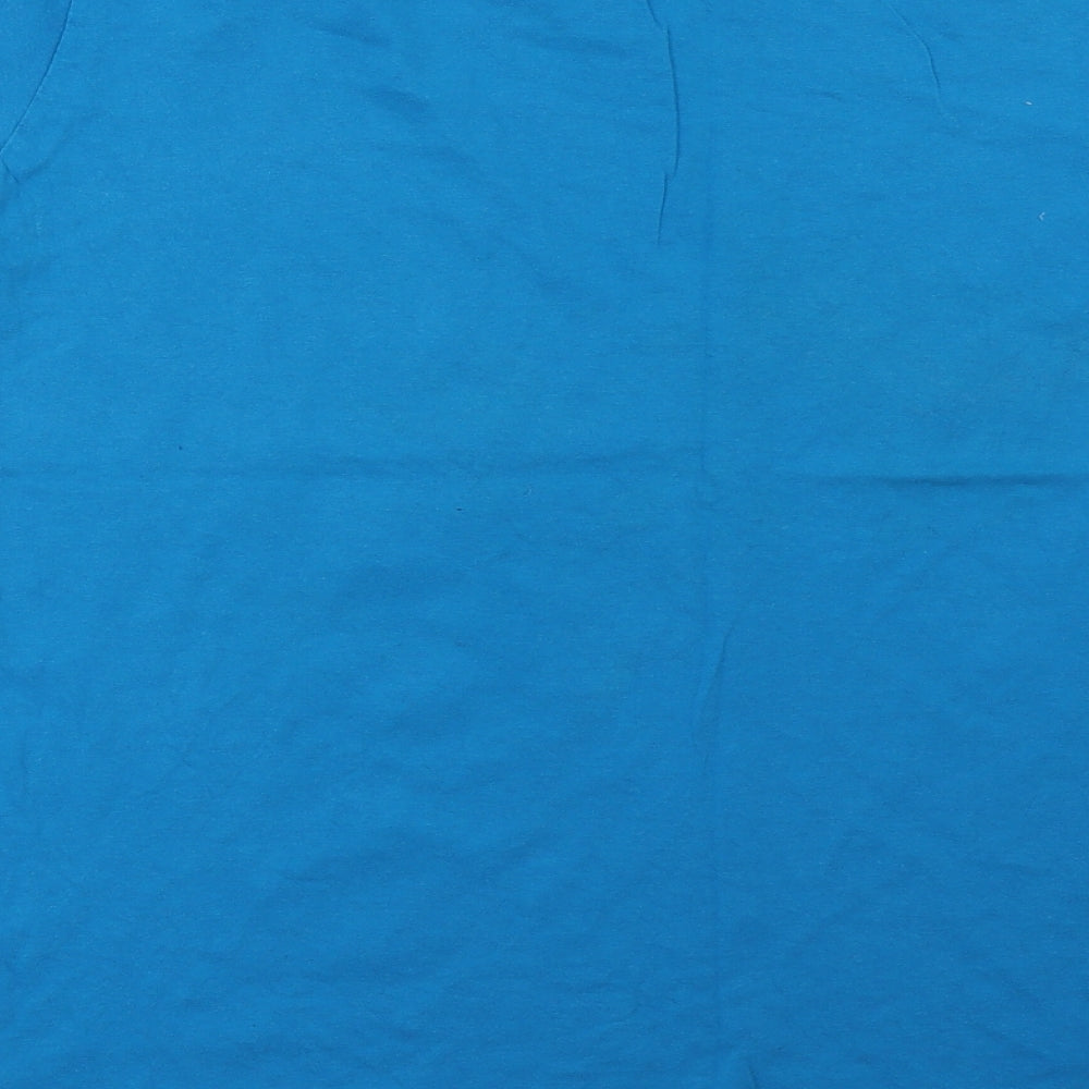 Preworn Mens Blue    T-Shirt Size L