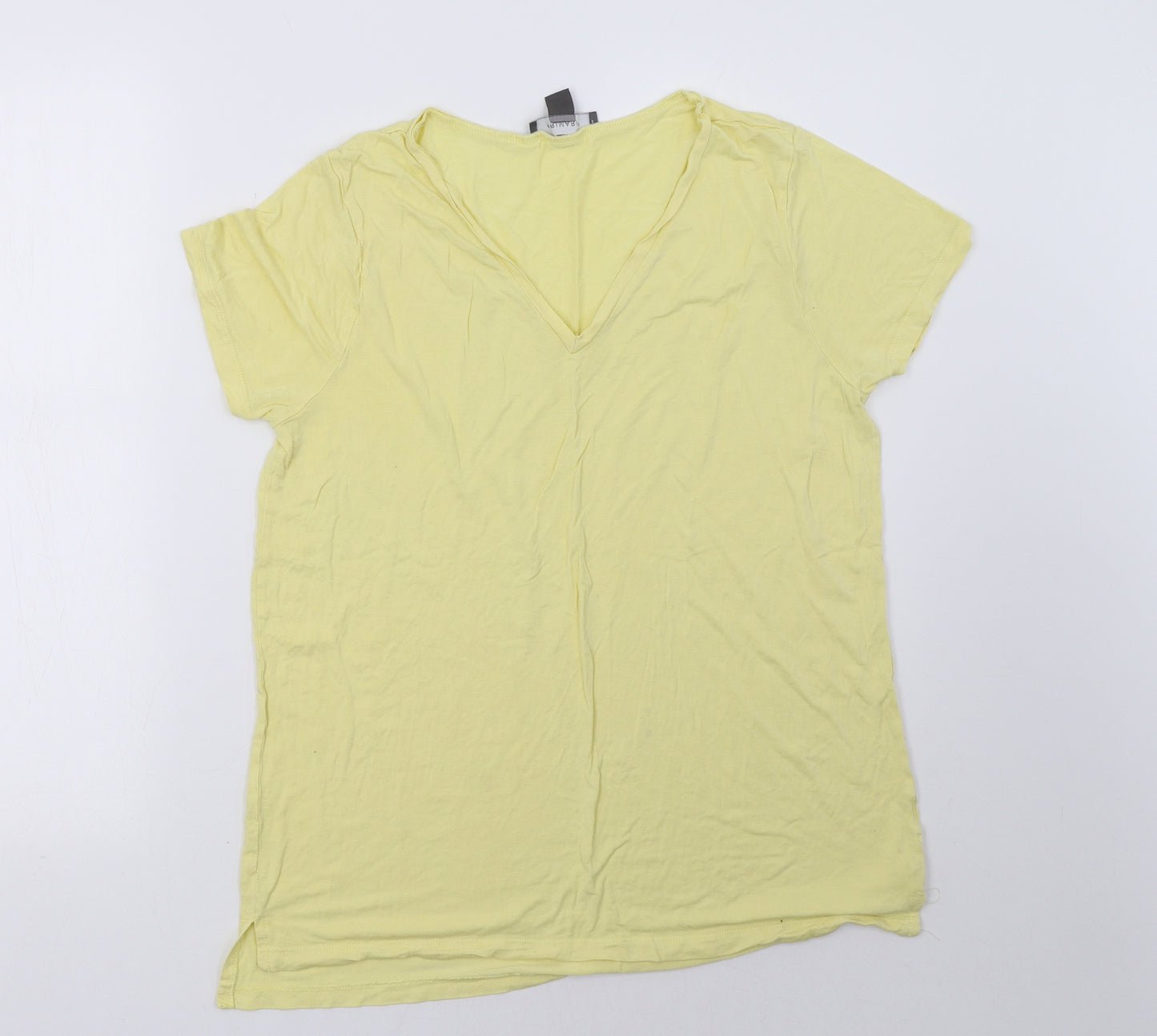 Primark Womens Yellow   Basic T-Shirt Size 16