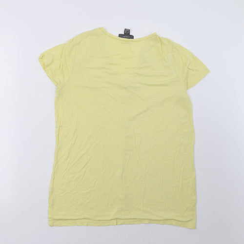 Primark Womens Yellow   Basic T-Shirt Size 16