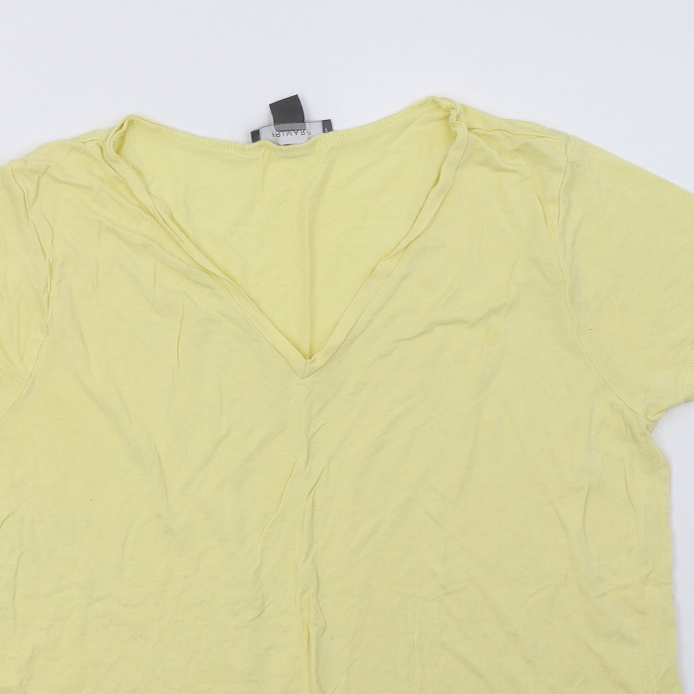 Primark Womens Yellow   Basic T-Shirt Size 16