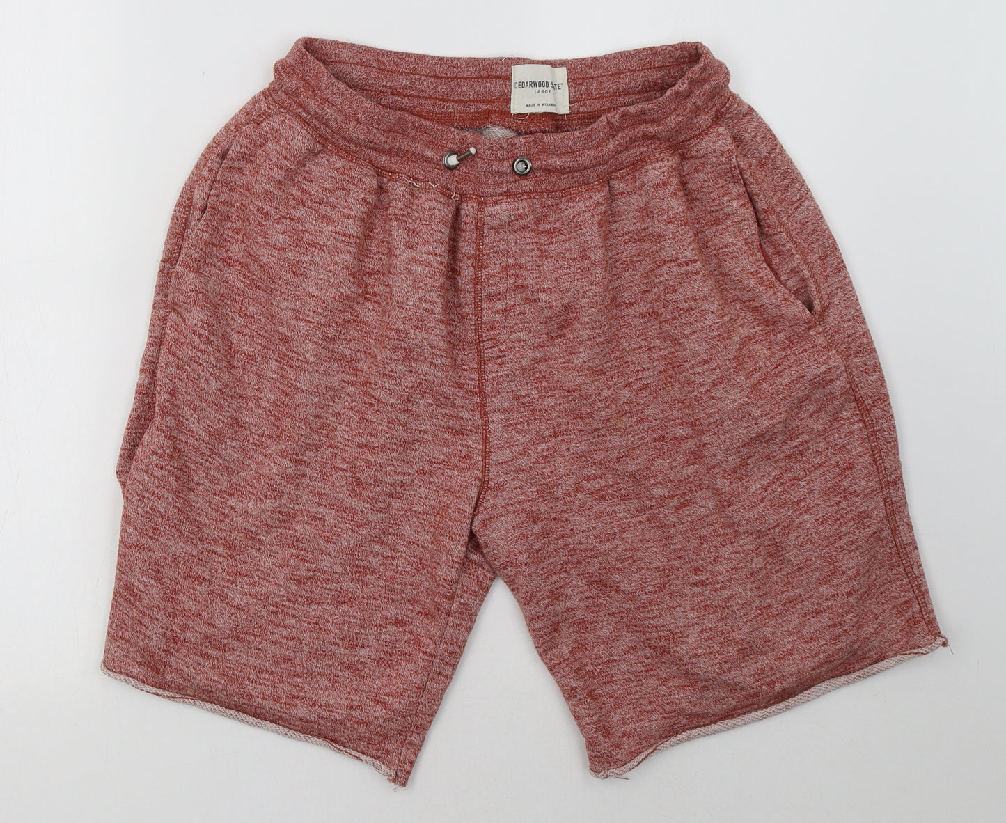 Primark Mens Red   Sweat Shorts Size L
