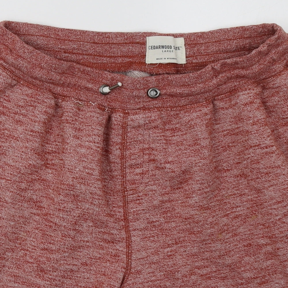 Primark Mens Red   Sweat Shorts Size L