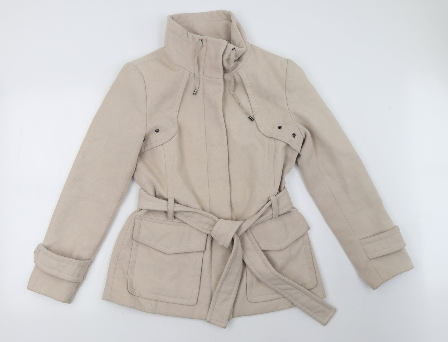 Zara Womens Beige   Jacket Coat Size L