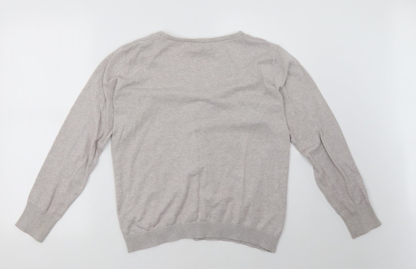 Primark Womens Grey   Cardigan Jumper Size L