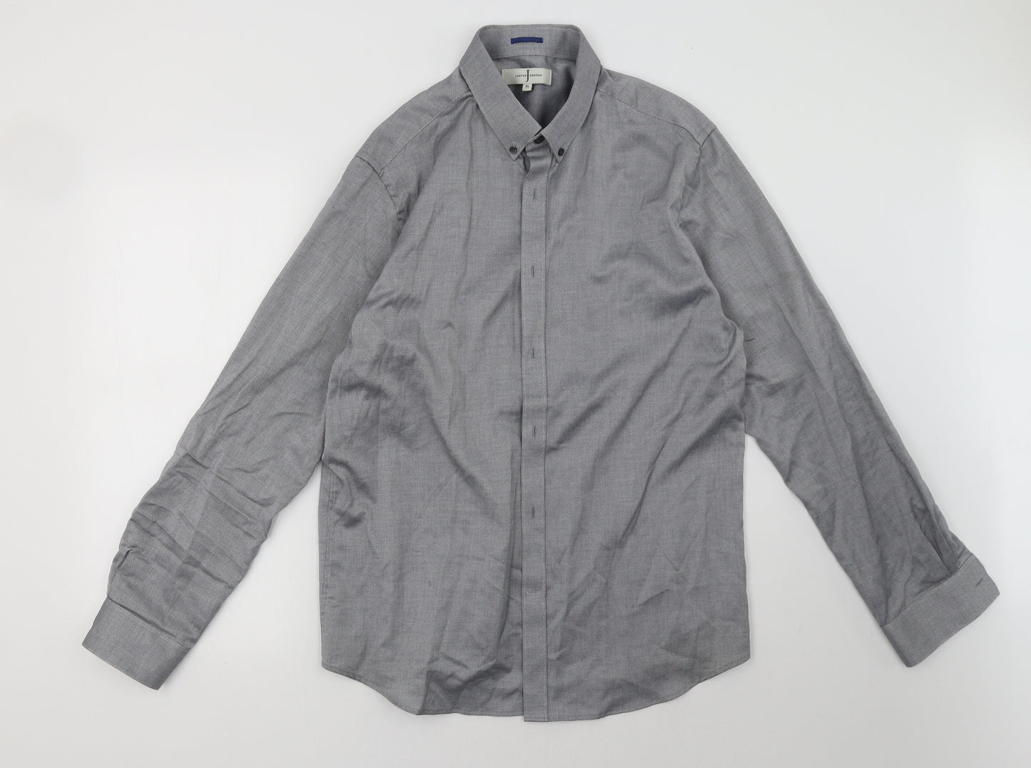 Debenhams Mens Grey    Dress Shirt Size XL