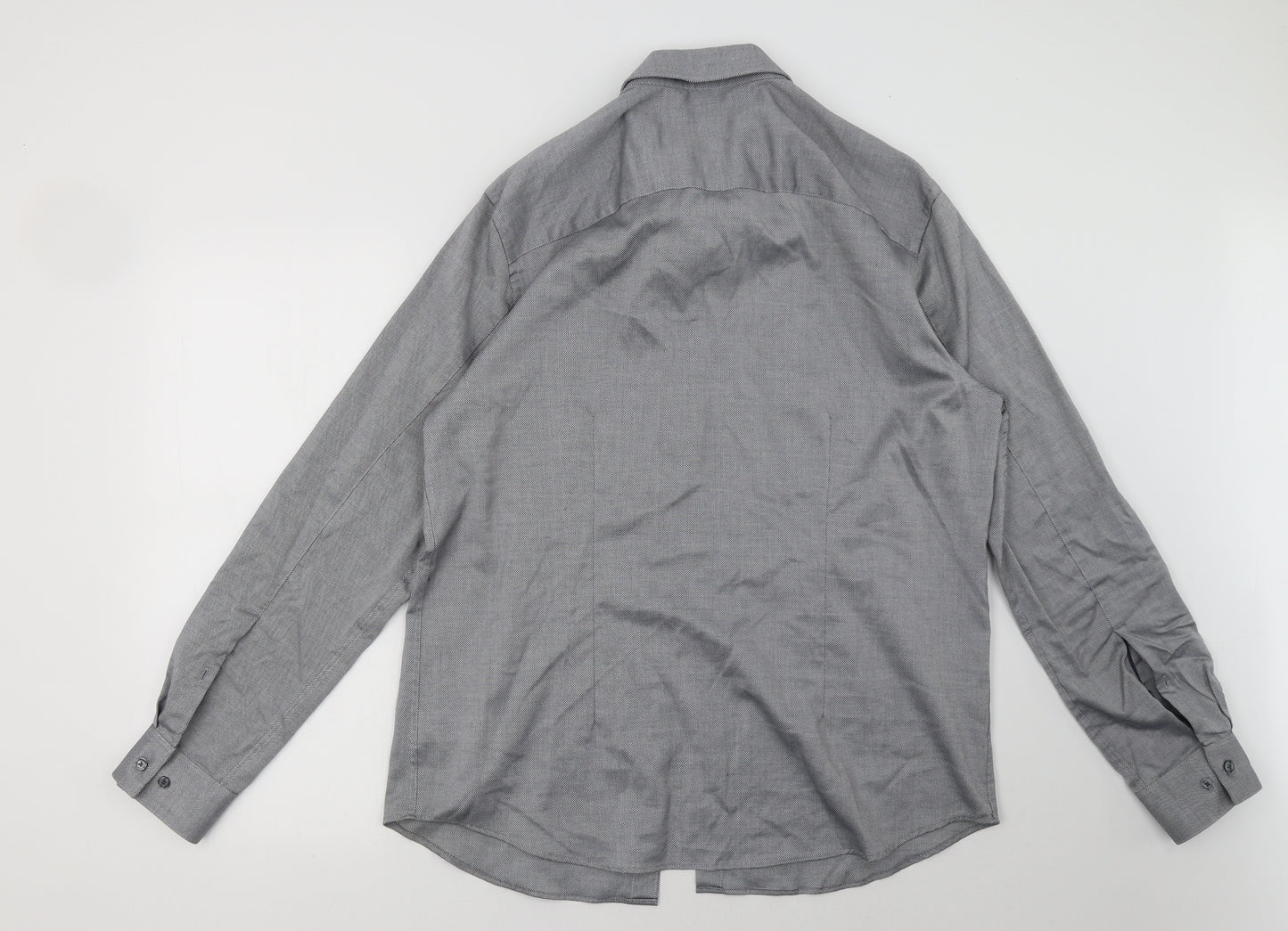 Debenhams Mens Grey    Dress Shirt Size XL