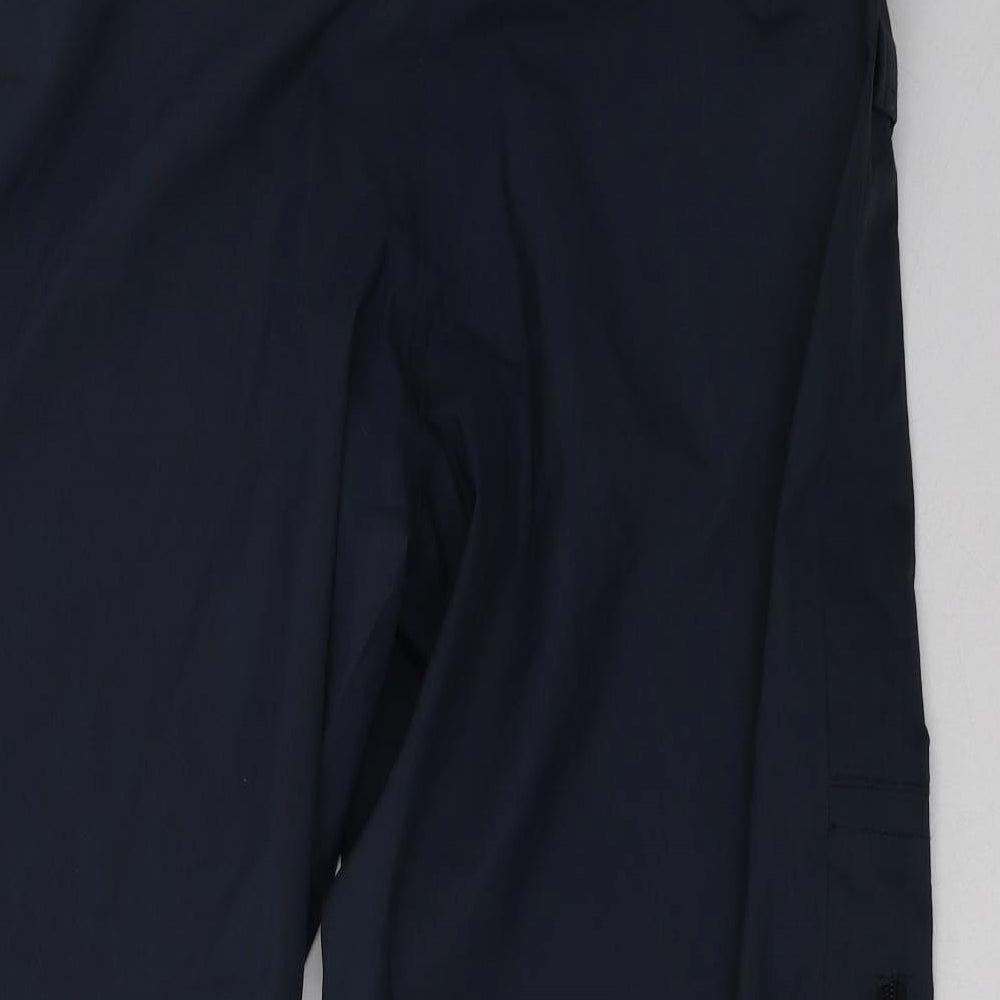 Karrimor Mens Blue   Rain Trousers Trousers Size S L32 in - waist up to 38