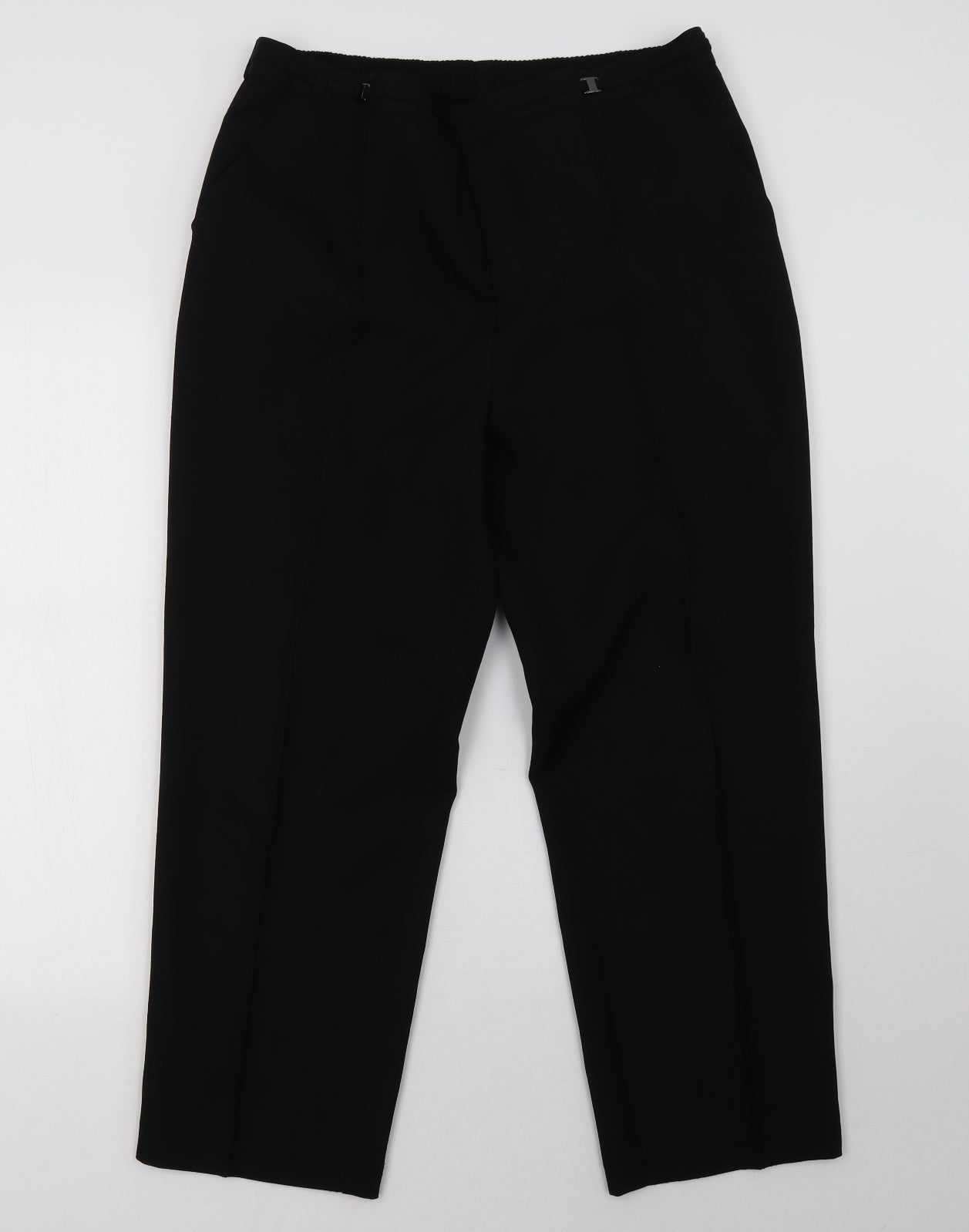 Marks and Spencer Womens Black   Trousers  Size 14 L29 in
