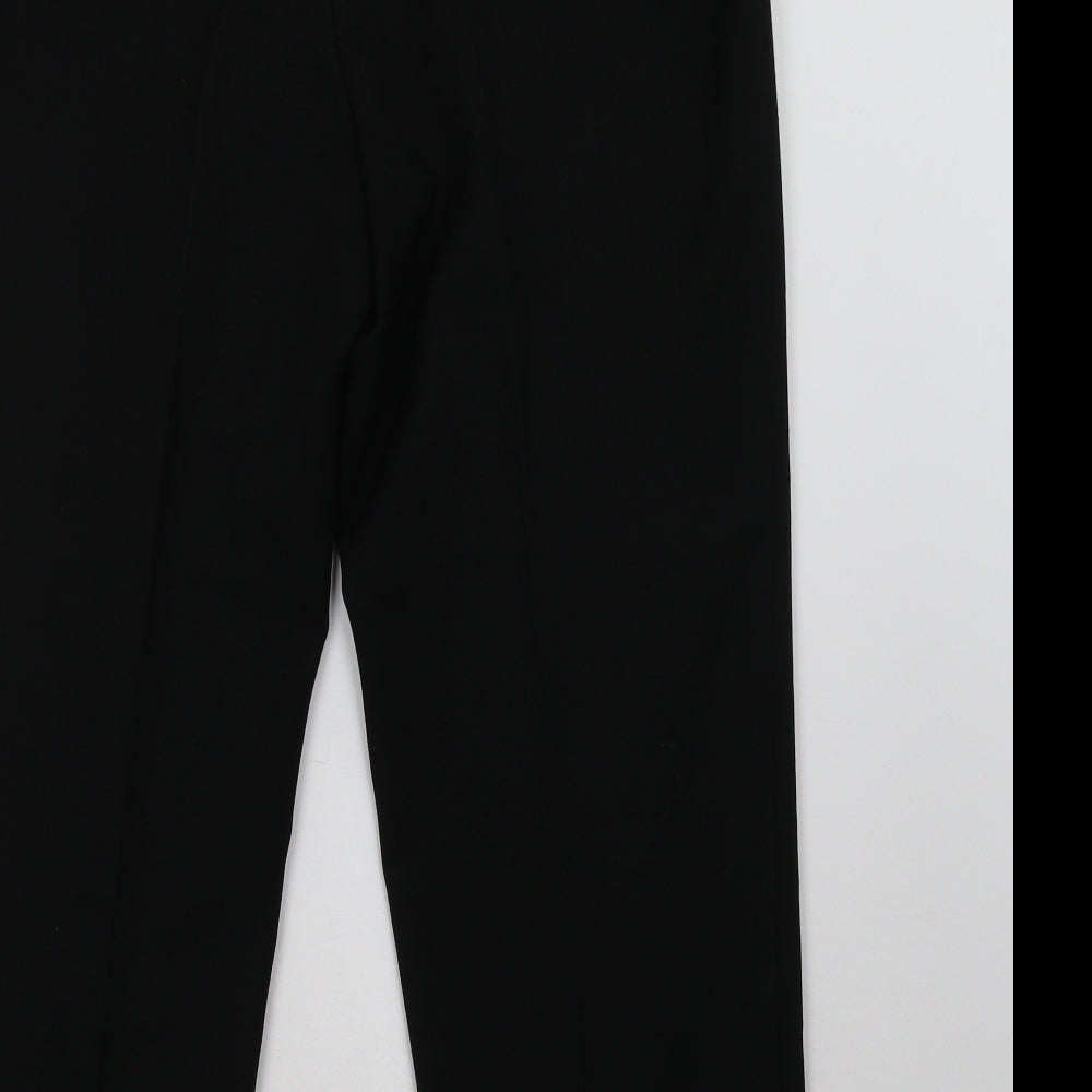 Marks and Spencer Womens Black   Trousers  Size 14 L29 in