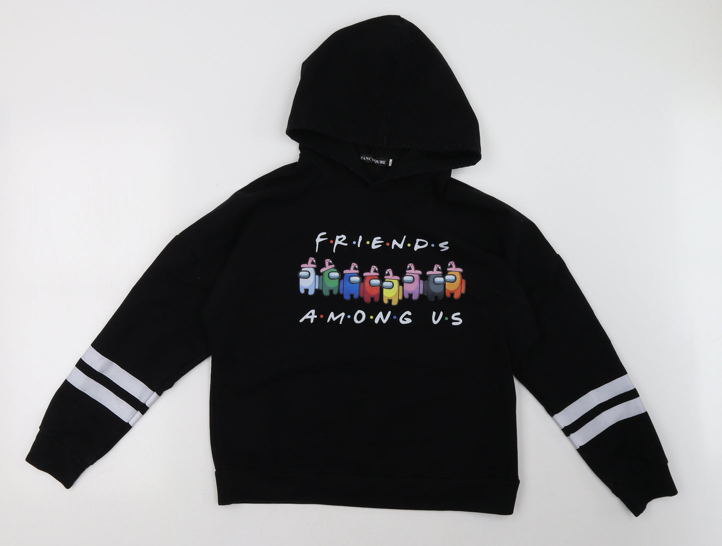 Fancyqube Womens Black   Pullover Hoodie Size S  - Friends