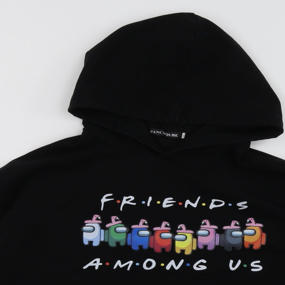 Fancyqube Womens Black   Pullover Hoodie Size S  - Friends