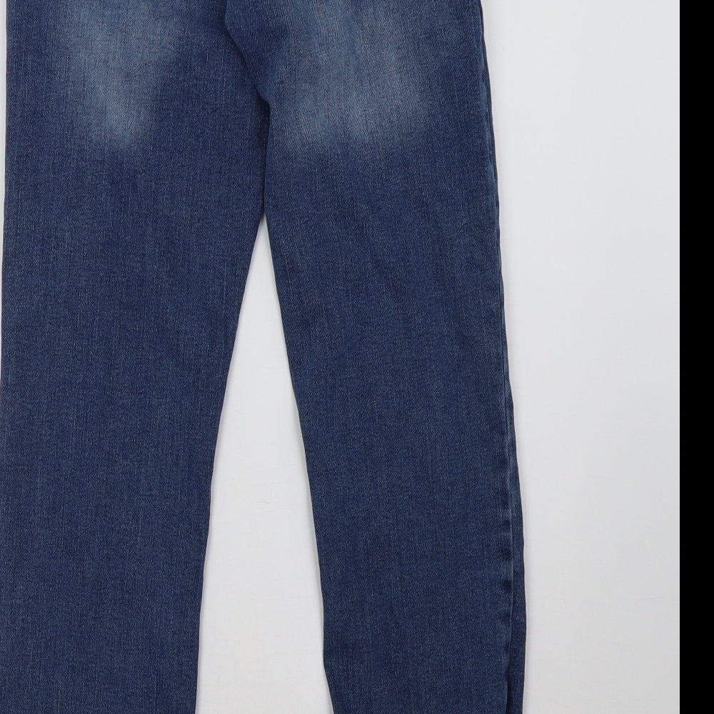 F&F Mens Blue  Denim Straight Jeans Size 32 L30 in