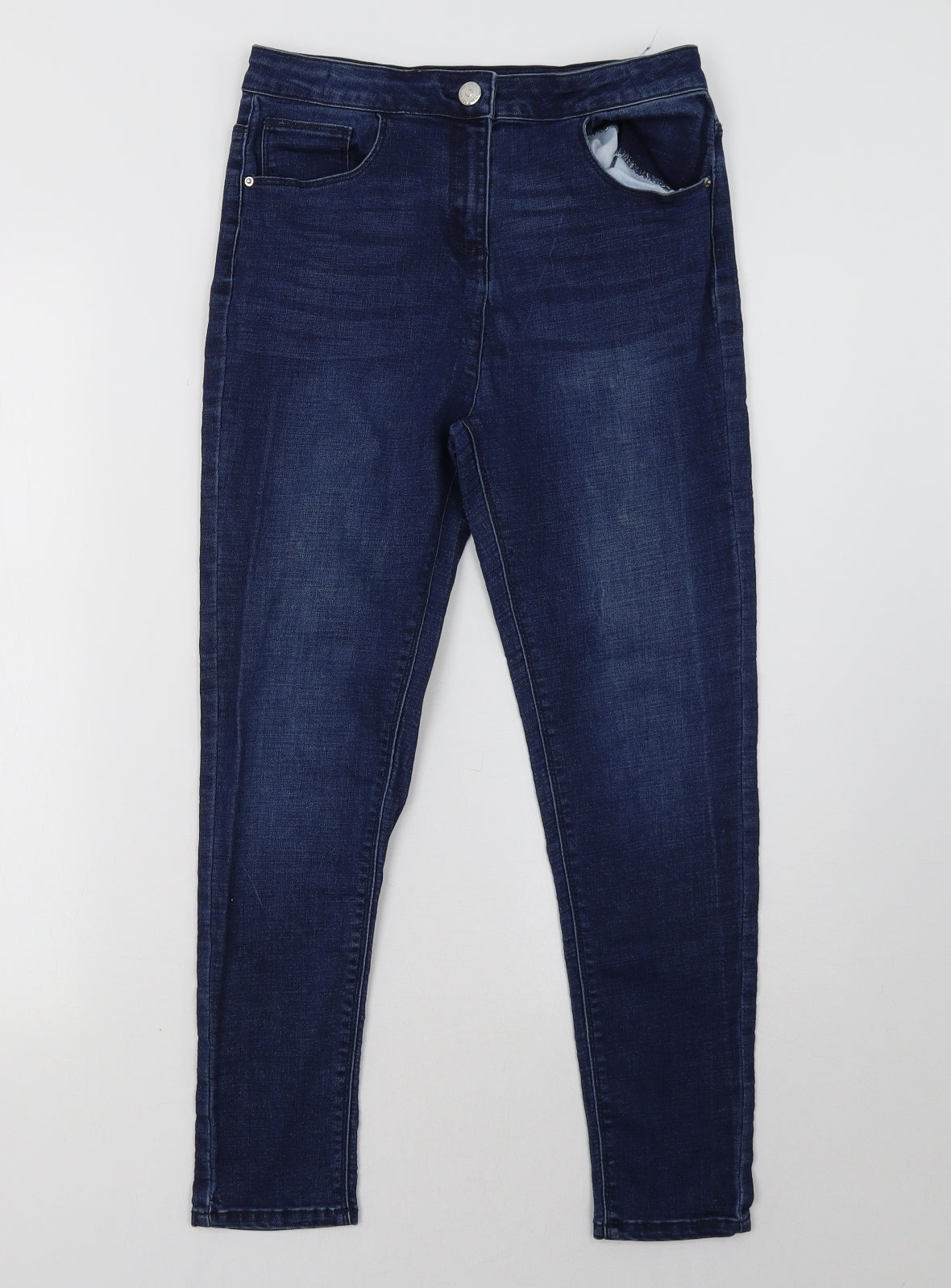 Matalan Girls Blue  Denim Skinny Jeans Size 12 Years