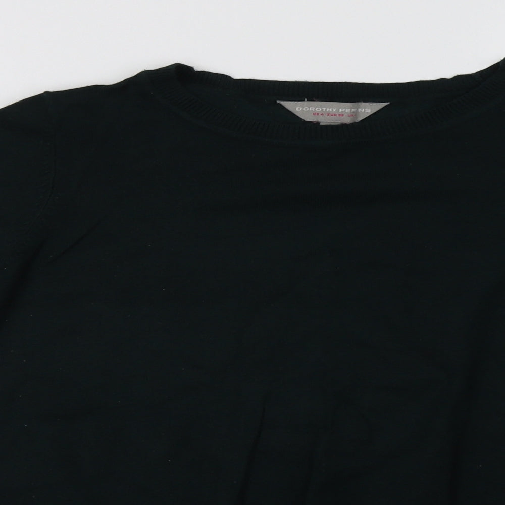 Dorothy Perkins Womens Green   Pullover Sweatshirt Size 8