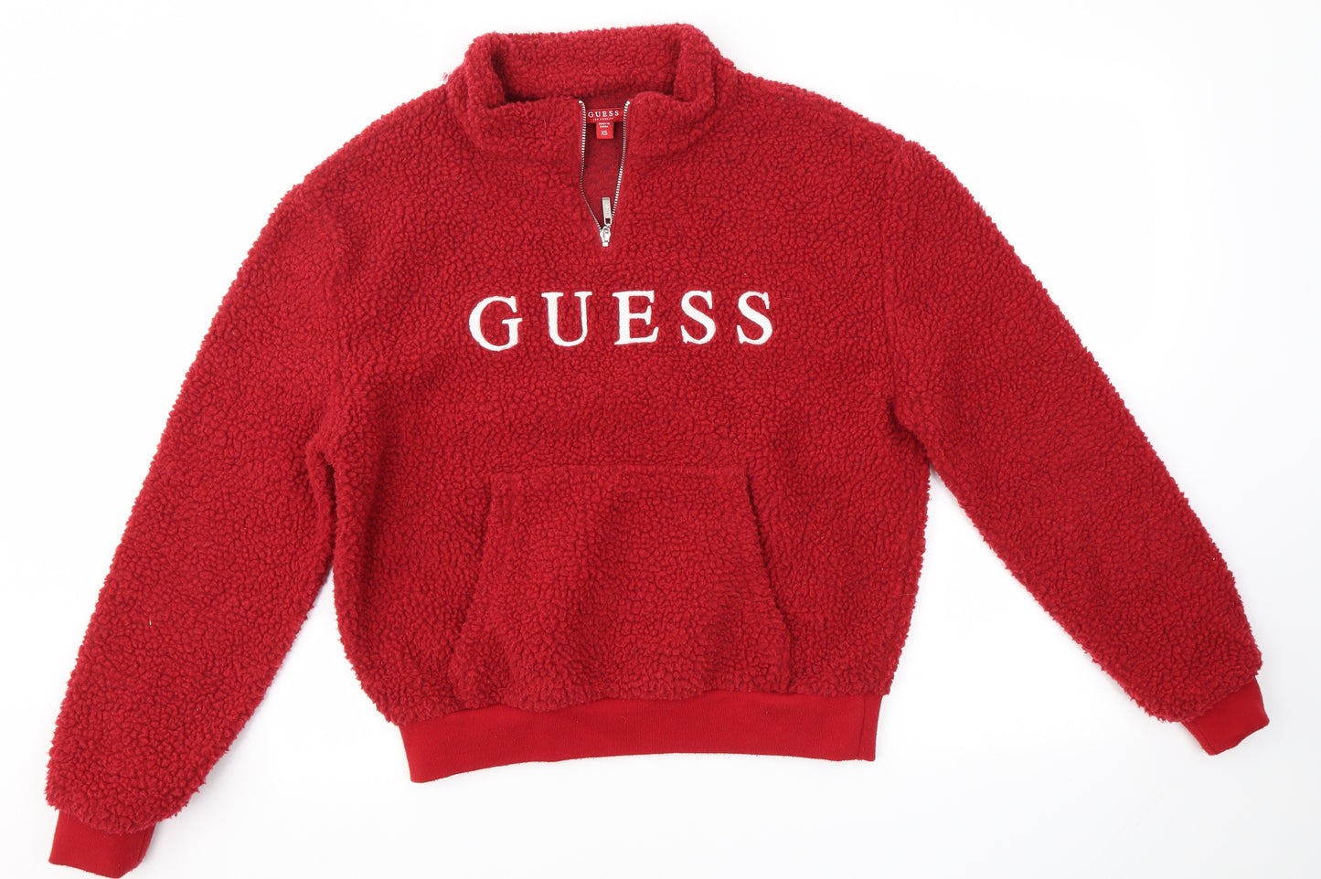 GUESS Mens Red   Pullover Jumper Size XS