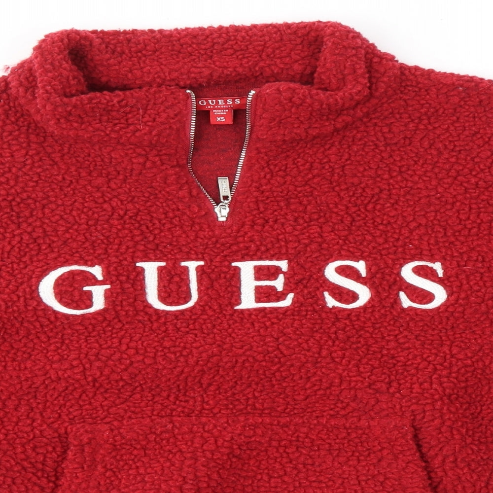 GUESS Mens Red   Pullover Jumper Size XS