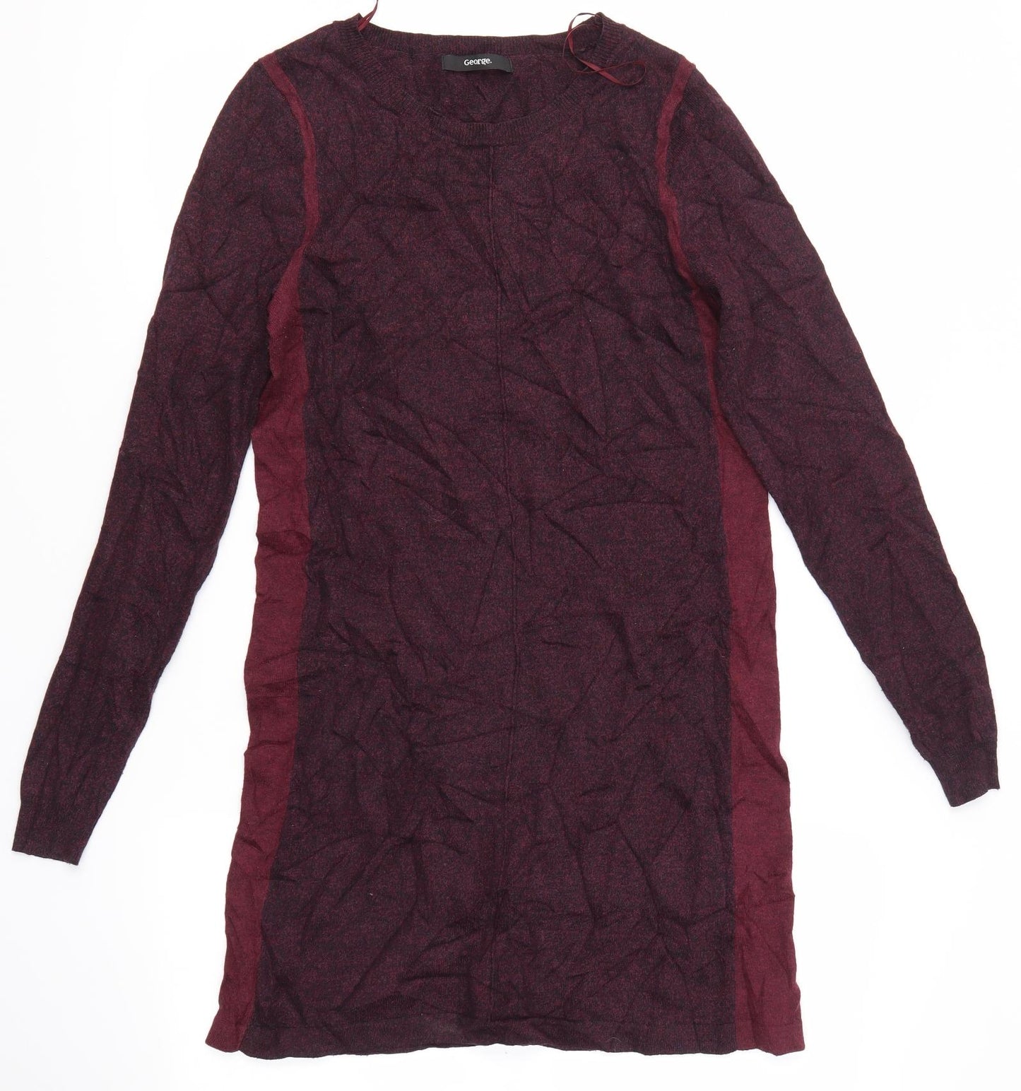 George Womens Purple   Jumper Dress  Size 8