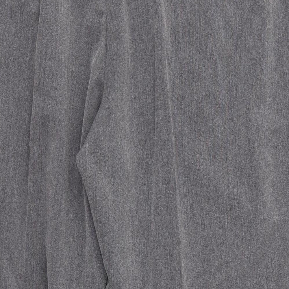 BM Womens Grey   Dress Pants Trousers Size 18 L25 in