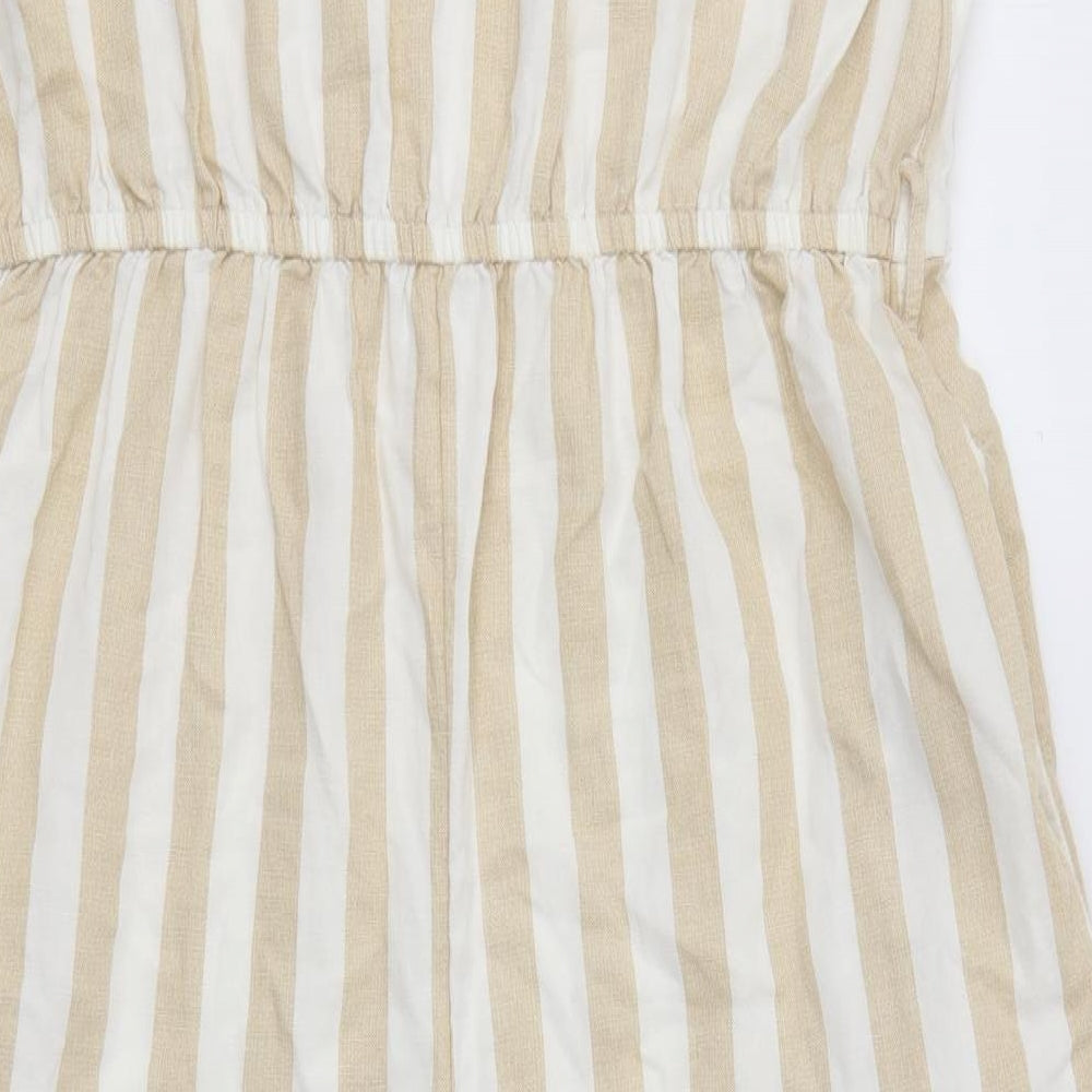 Accessorize Womens Multicoloured Striped  Jumpsuit One-Piece Size 16