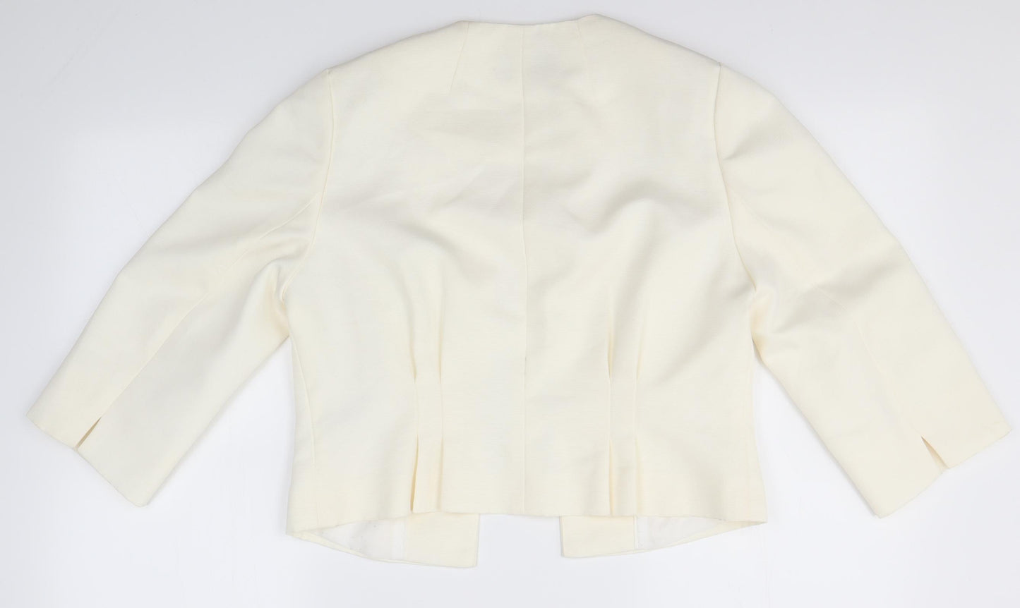 Coast Womens Ivory   Jacket Blazer Size 12