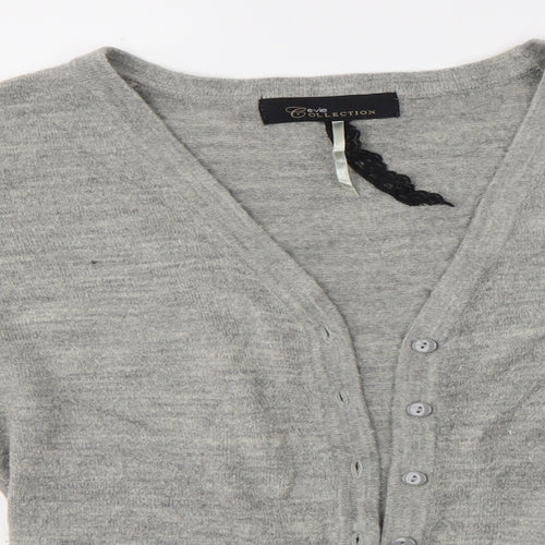 Evie Womens Grey   Cardigan Jumper Size 10