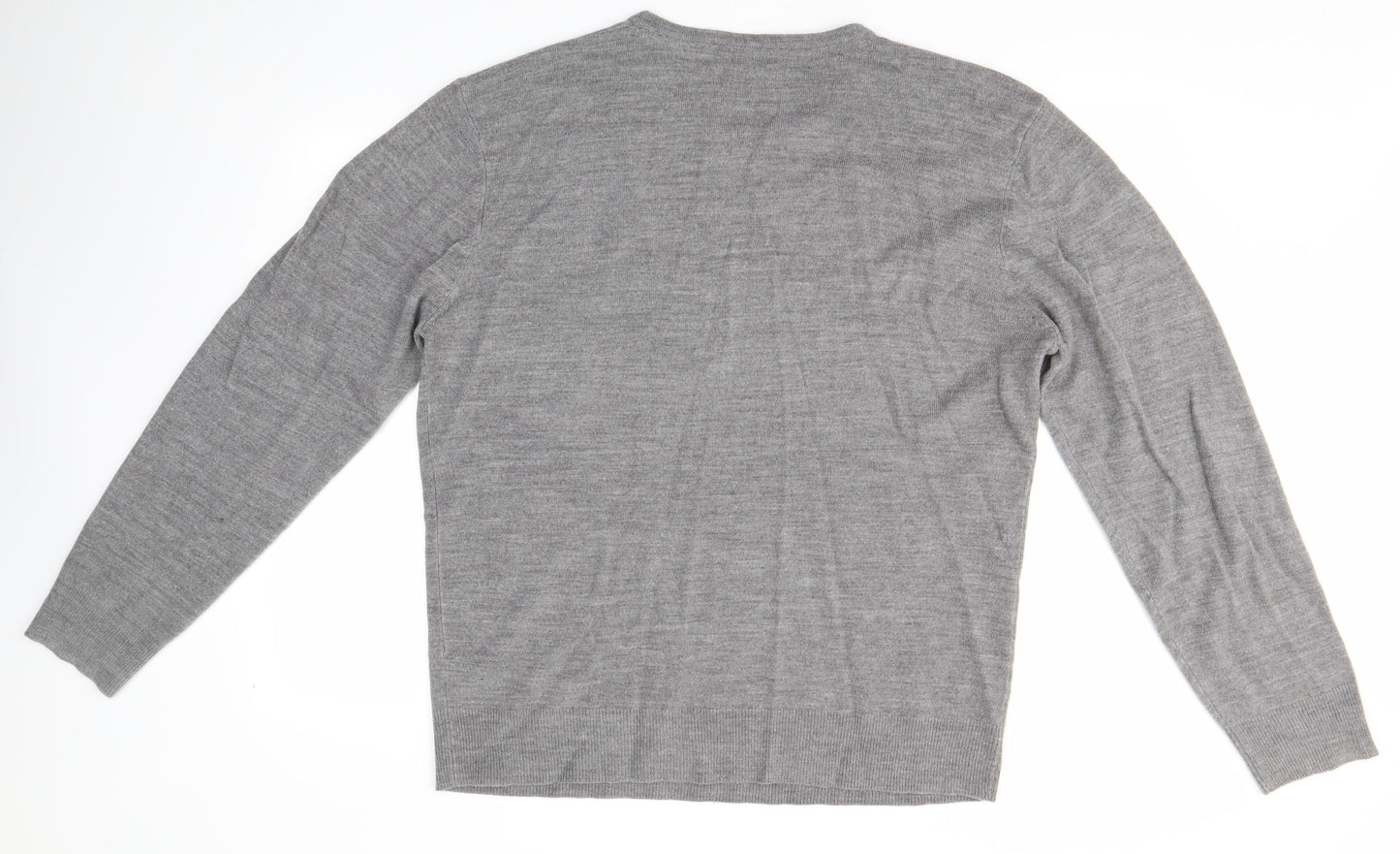 Peacocks Mens Grey   Pullover Jumper Size 2XL