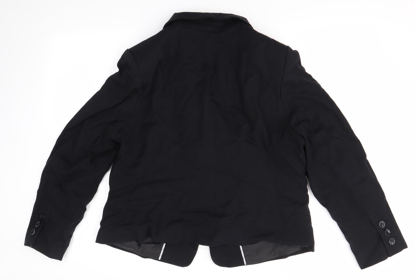 M&S Womens Black   Jacket Blazer Size 18