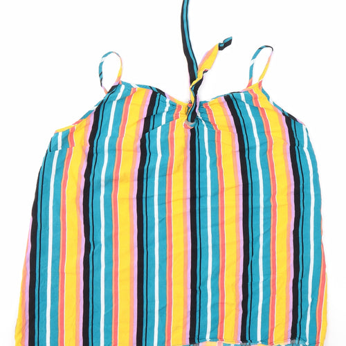 Matalan Womens Multicoloured Striped  Camisole Blouse Size 16