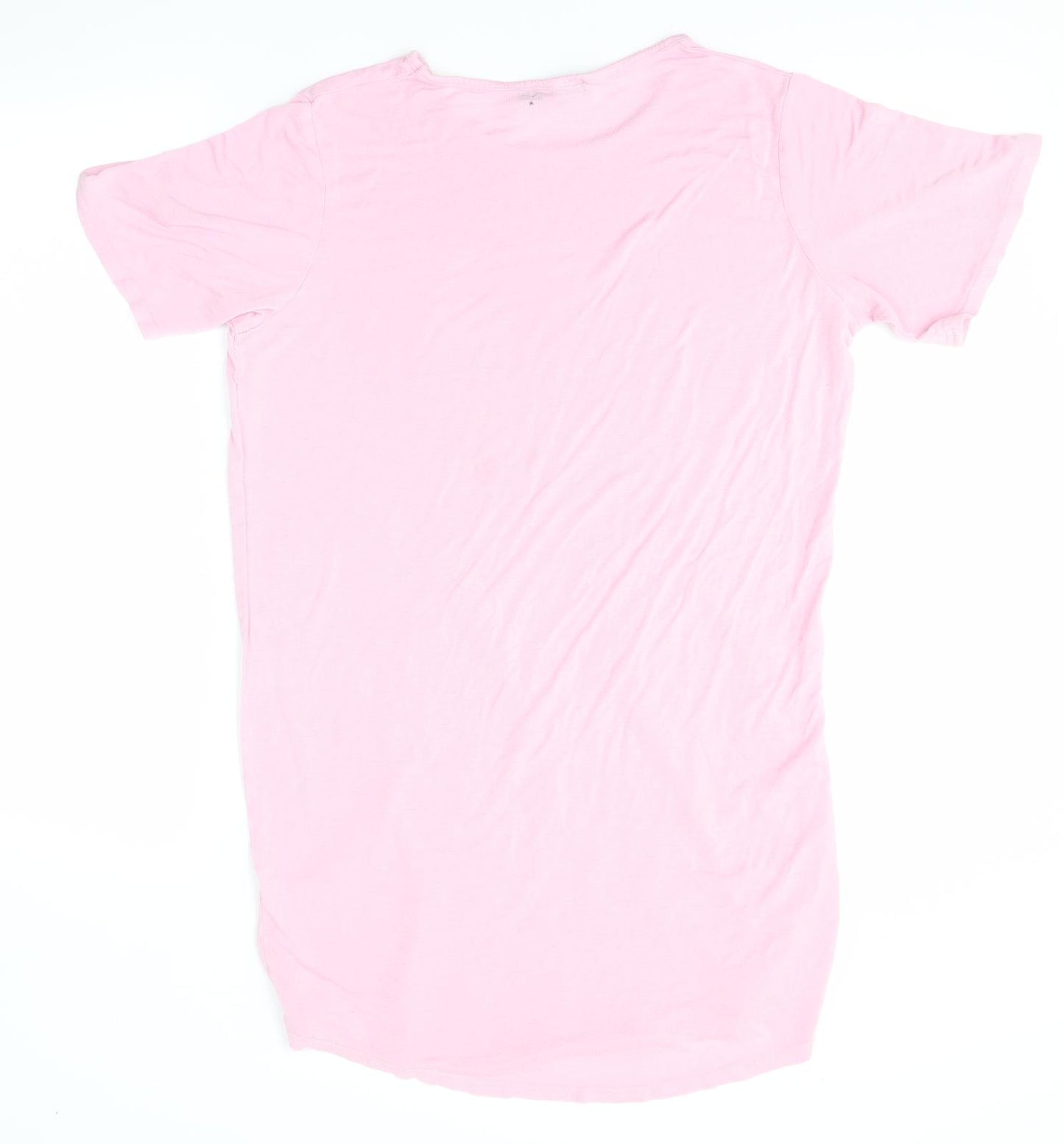 PRETTYLITTLETHING Womens Pink   Basic T-Shirt Size M