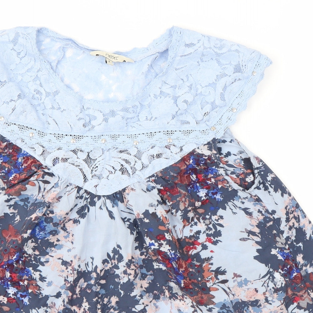 NEXT Womens Multicoloured Floral  Basic Blouse Size 6